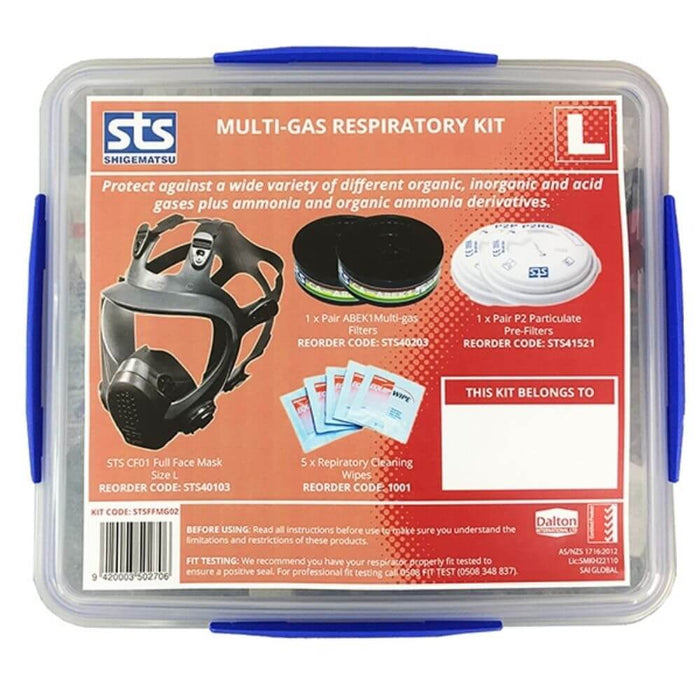 STS FS01 Multi-Gas Full Face Mask Respiratory Kit